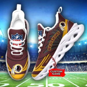 NFL Washington Redskins Max Soul Sneaker Custom Name 62M12