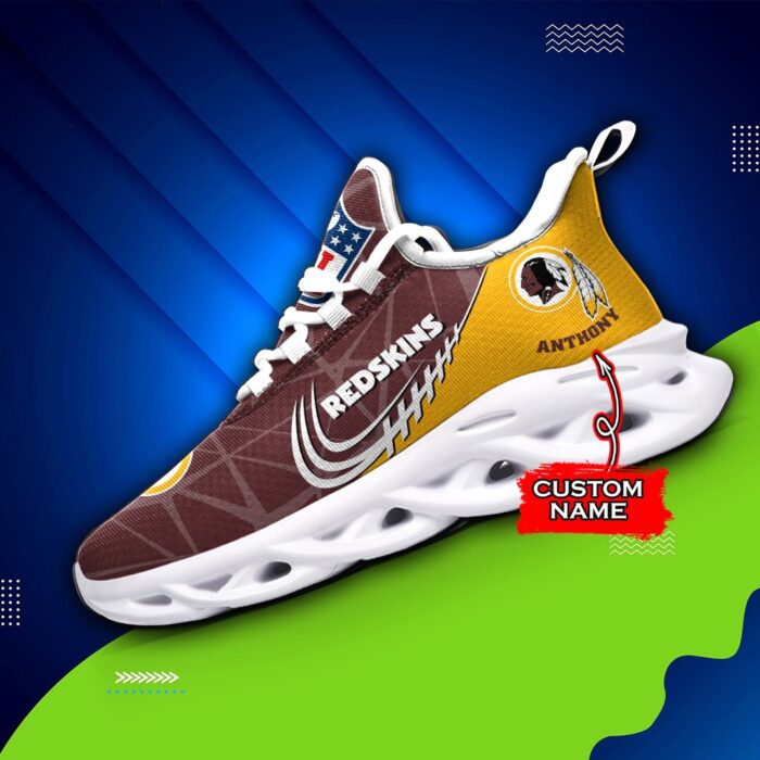 NFL Washington Redskins Max Soul Sneaker Custom Name Ver 3