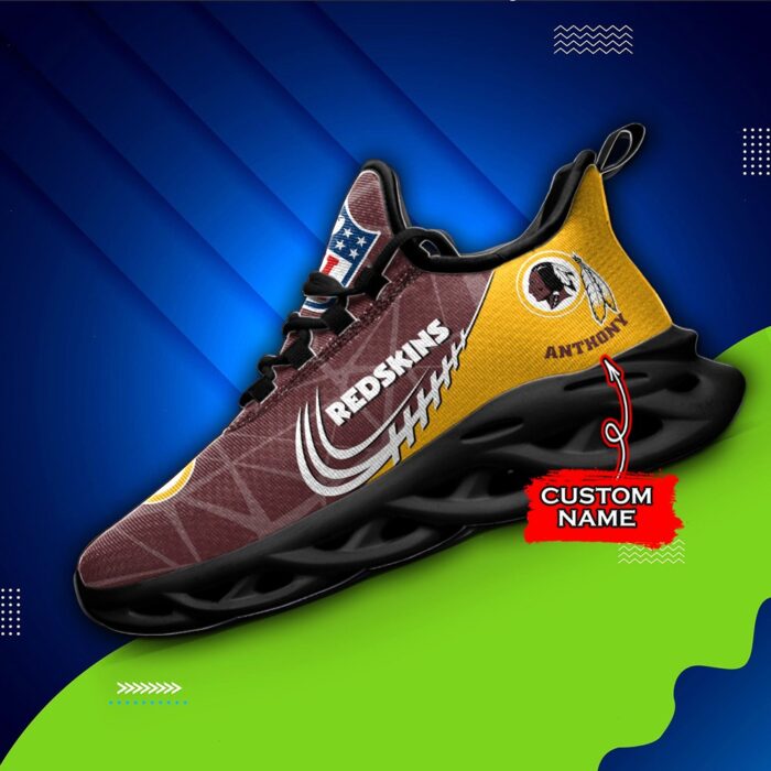 NFL Washington Redskins Max Soul Sneaker Custom Name Ver 3