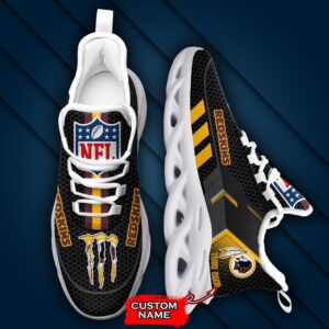 NFL Washington Redskins Max Soul Sneaker Monster Custom Name 43M12