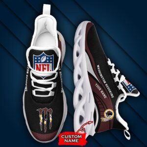 NFL Washington Redskins Max Soul Sneaker Monster Custom Name Style 2