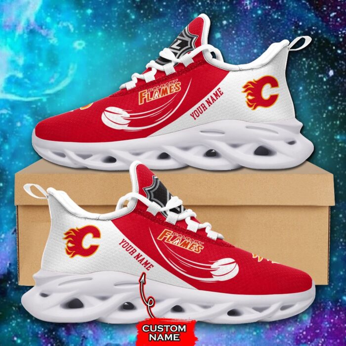 NHL Calgary Flames Max Soul Sneaker Custom Name Ver 2