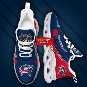 NHL Columbus Blue Jackets Max Soul Sneaker Custom Name Ver 2