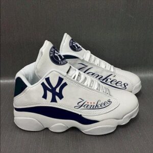 NY Yankees Shoes AJ13 Custom Sneakers For Fans W13082