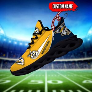 Nashville Predators Custom Name NHL New Max Soul Shoes