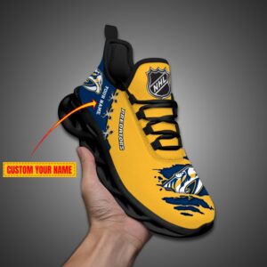 Nashville Predators Personalized NHL Max Soul Shoes