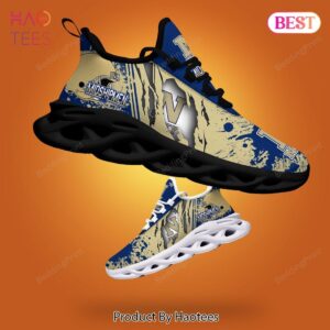 Navy Midshipmen NCAA Blue Brown Color Max Soul Shoes for Fan