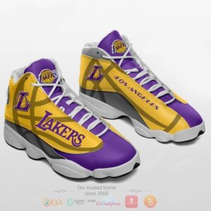 Nba Los Angeles Lakers Air Jordan 13 Shoes