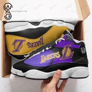 Nba Los Angeles Lakers Air Jordan 13 Shoes 2