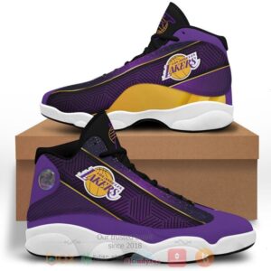 Nba Los Angeles Lakers Air Jordan 13 Shoes 3