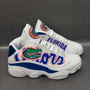 Ncaa Florida Gators Blue White Air Jordan 13 Sneaker Shoes