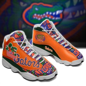 Ncaa Florida Gators Lets Go Gators Air Jordan 13 Sneaker Shoes