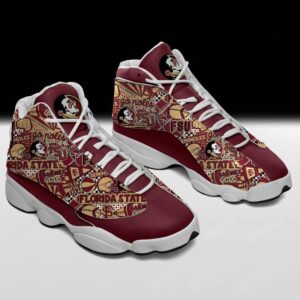 Ncaa Florida State Seminoles Florida Team Air Jordan 13 Sneaker Shoes