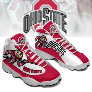 Ncaa Ohio State Buckeyes Air Jordan 13 Sneaker Shoes