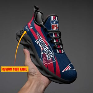 New England Patriots Personalized Max Soul Shoes