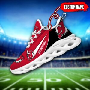 New Jersey Devils Custom Name NHL New Max Soul Shoes