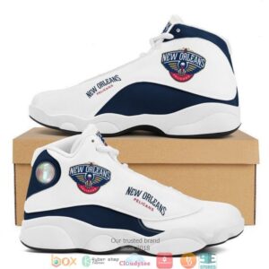 New Orleans Pelicans Nba Football Team Air Jordan 13 Sneaker Shoes