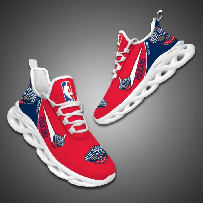New Orleans Pelicans Personalized NBA Max Soul Shoes