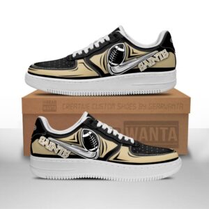 New Orleans Saints Air Sneakers Custom For Fans