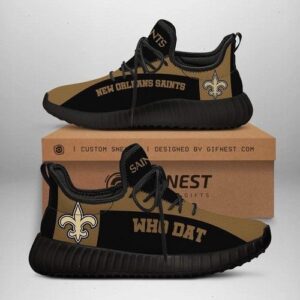 New Orleans Saints Football Team Shoes Customize Yeezy Sneakers