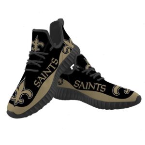 New Orleans Saints Sneakers Big Logo Yeezy Shoes Art 1940