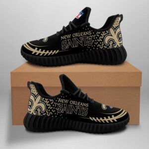 New Orleans Saints Unisex Sneakers New Sneakers Custom Shoes Football Yeezy Boost Yeezy Shoes