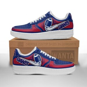 New York Giants Air Sneakers Custom For Fans