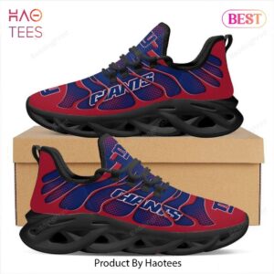 New York Giants Blue Mix Red Max Soul Shoes for NFL Fans