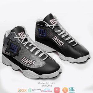 New York Giants Football Nfl Team Air Jordan 13 Sneaker Shoes