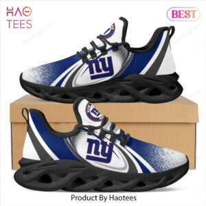New York Giants NFL Black Blue White Max Soul Shoes