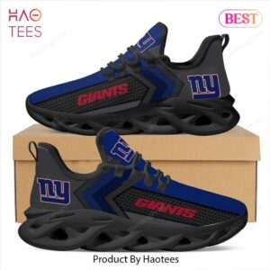 New York Giants NFL Blue Mix Black Max Soul Shoes Fan Gift