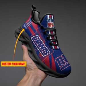 New York Giants Personalized Max Soul Shoes
