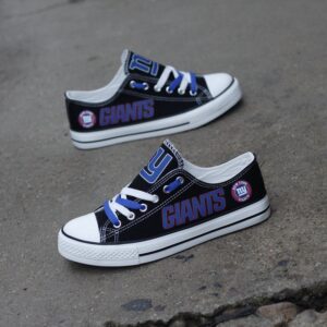 New York Giants Women's Shoes Low Top Canvas Shoes