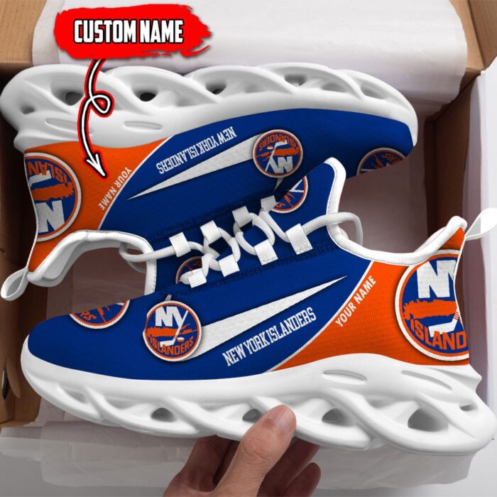 New York Islanders Custom Name NHL New Max Soul Shoes