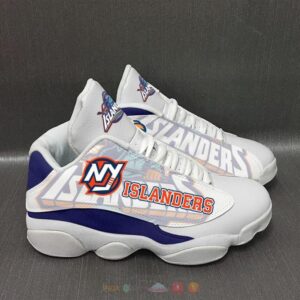New York Islanders Nhl White Air Jordan 13 Shoes
