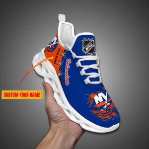 New York Islanders Personalized NHL Max Soul Shoes