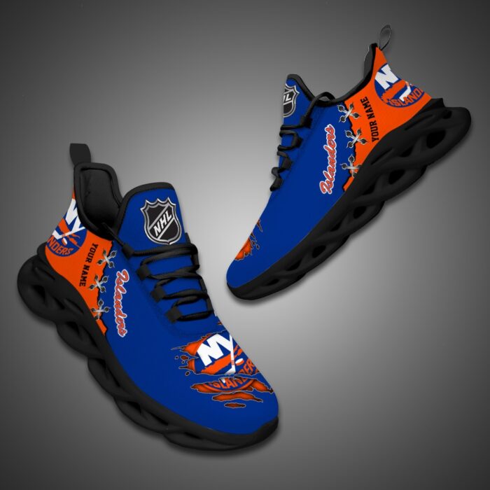 New York Islanders Personalized NHL Max Soul Shoes