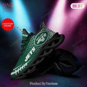 New York Jets Custom Personalized NFL Max Soul Shoes