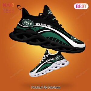 New York Jets NFL Black Mix Green Max Soul Shoes Fan Gift