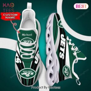 New York Jets NFL Green Mix Black Max Soul Shoes