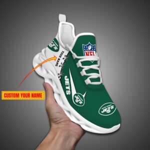 New York Jets Personalized NFL Max Soul Shoes for Fan