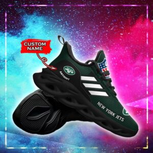 New York Jets Personalized NFL Max Soul Sneaker for Fans