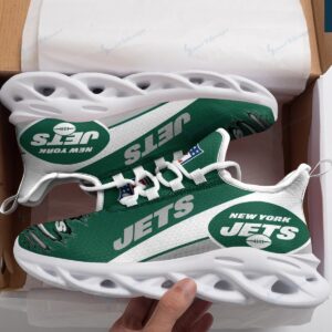 New York Jets White Max Soul Shoes
