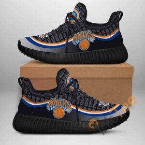New York Knicks Custom Shoes Personalized Name Yeezy Sneakers