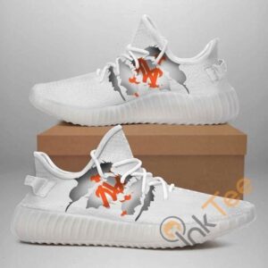 New York Mets Custom Shoes Personalized Name Yeezy Sneakers