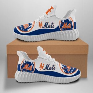 New York Mets Unisex Sneakers New Sneakers Custom Shoes Baseball Yeezy Boost