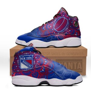 New York Rangers Jd 13 Sneakers Custom Shoes