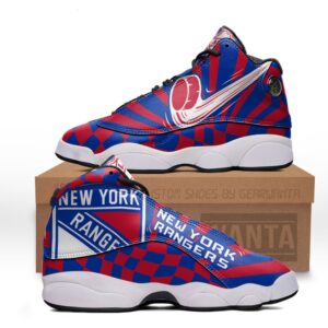 New York Rangers Jd 13 Sneakers Sport Custom Shoes