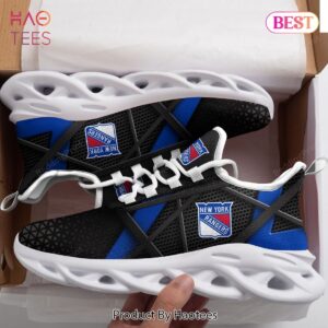 New York Rangers NHL Black Mix Blue Max Soul Shoes