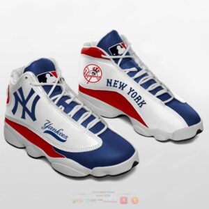 New York Yankees Blue White Air Jordan 13 Shoes